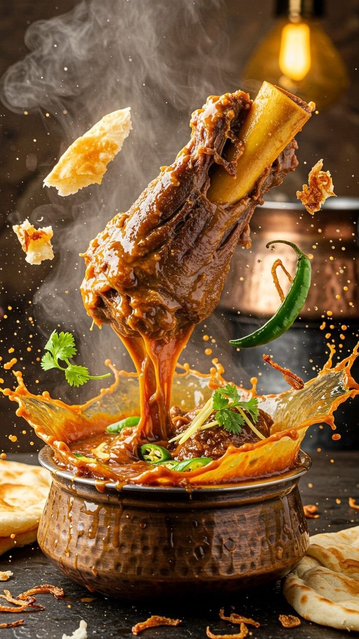 "Mutton nihari at Pakistani restaurant in Tabuk" "Pakistani restaurant"